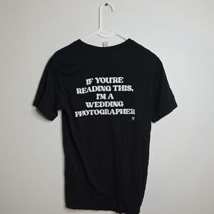 Bella Canvas- WEDDING PHOTOGRAPHER  Black Charcoal T-Shirt